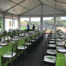 Carpa en finca para almuerzo VIP - MoviAgro 2018